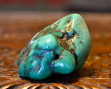RH 200  Large Antique Tibetan Turquoise Bead