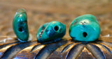 RH 202 Group of 3 Tibetan Turquoise Beads