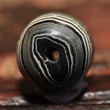AA 315 Fine Solomen's Agate Eye Bead w/Concentric Banding